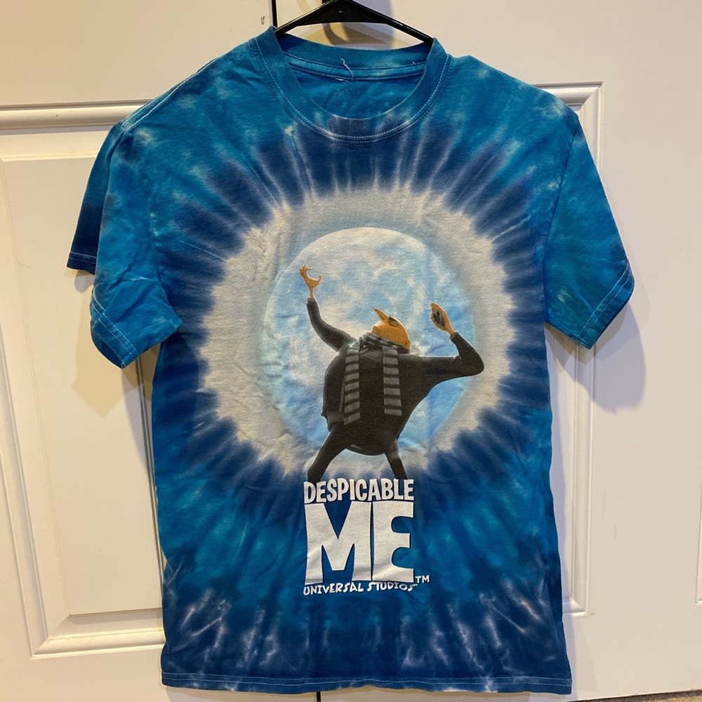 Despicable Me Blue Tie Dye Shirt